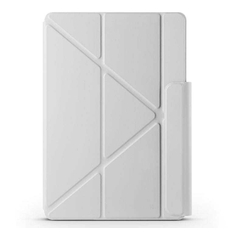 For Huawei MatePad 11.5 / 11.5S Fixed Buckle Magnetic Deformation Leather Tablet Case(Grey)