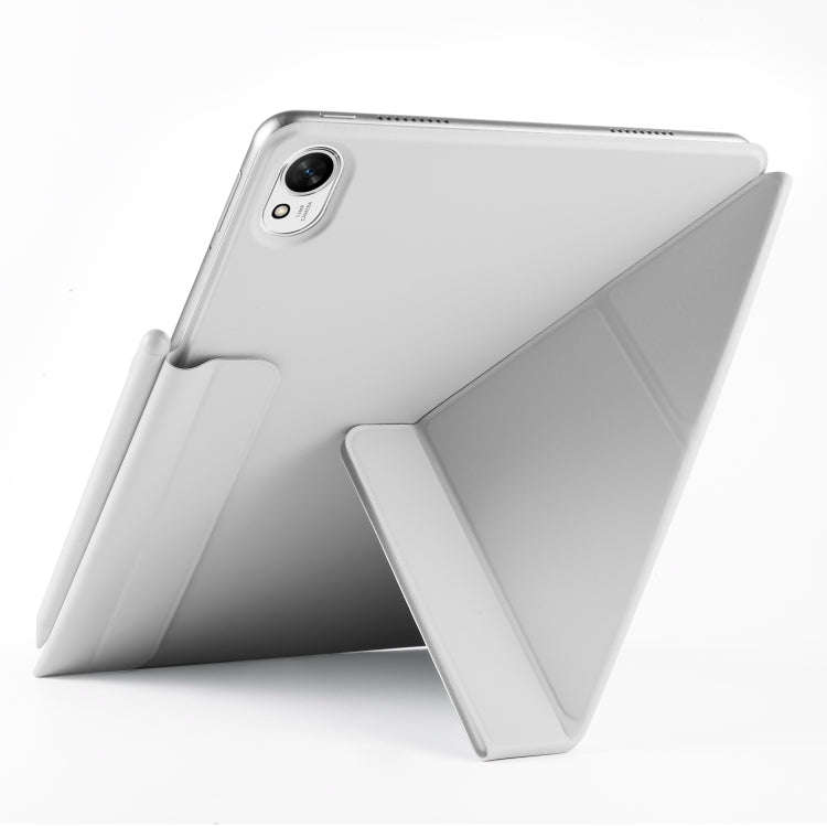For Huawei MatePad 11.5 / 11.5S Fixed Buckle Magnetic Deformation Leather Tablet Case(Grey)