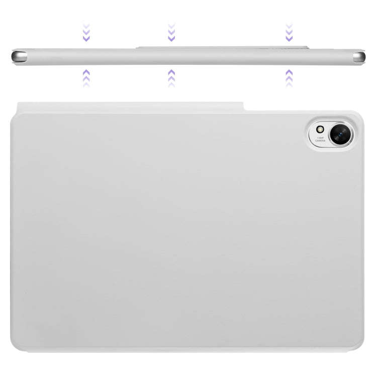 For Huawei MatePad 11.5 / 11.5S Fixed Buckle Magnetic Deformation Leather Tablet Case(Grey)