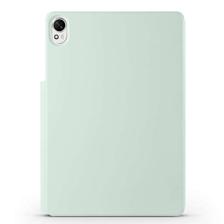 For Huawei MatePad Air 11.5 2023 Fixed Buckle Magnetic Deformation Leather Tablet Case(Baby Green)