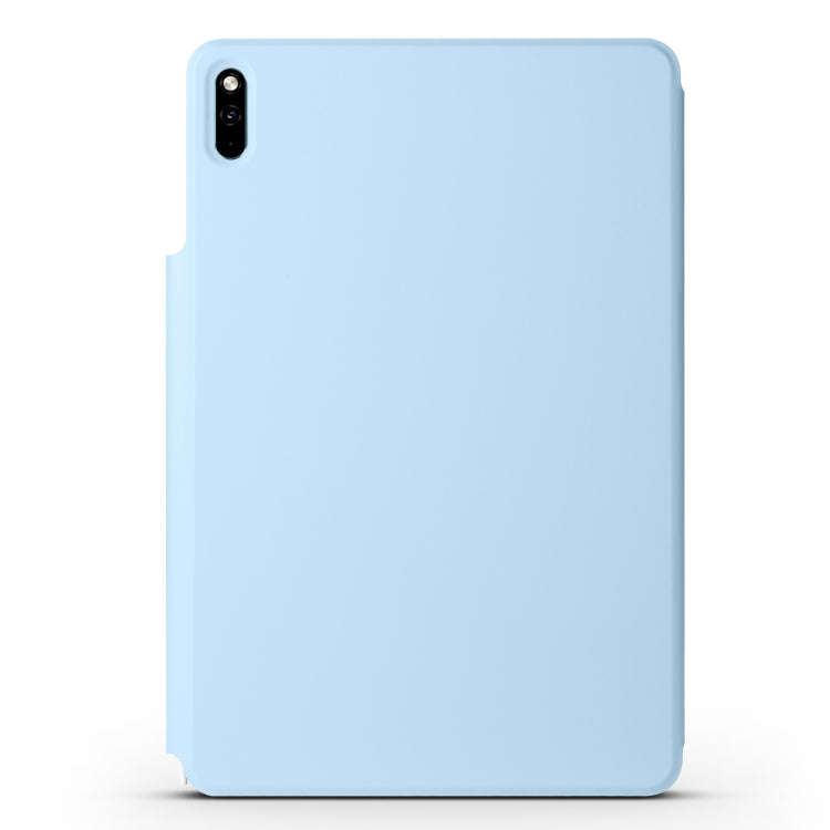 For Huawei MatePad 11 2021 Fixed Buckle Magnetic Deformation Leather Tablet Case(Ice Blue)