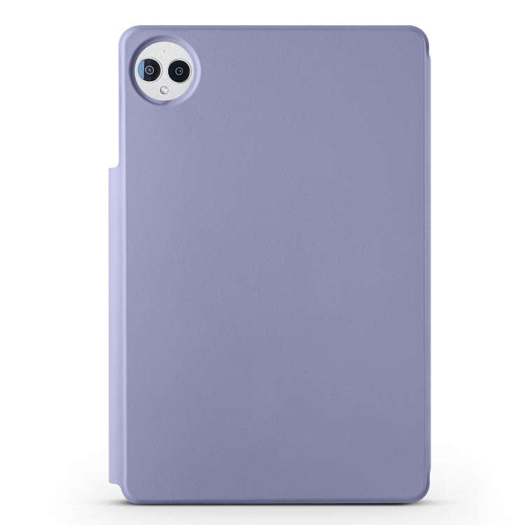 For Huawei MatePad Pro 12.2 2024 Fixed Buckle Magnetic Deformation Leather Tablet Case(Lavender P...