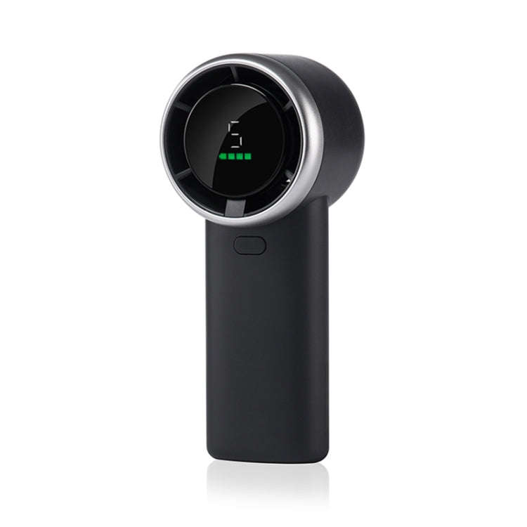 N603 HD Digital Display Handheld Turbine Fan(Black)