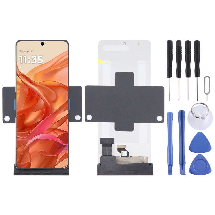 For Motorola Razr 50 Original Foldable LTPO AMOLED LCD Screen with Digitizer Full Assembly