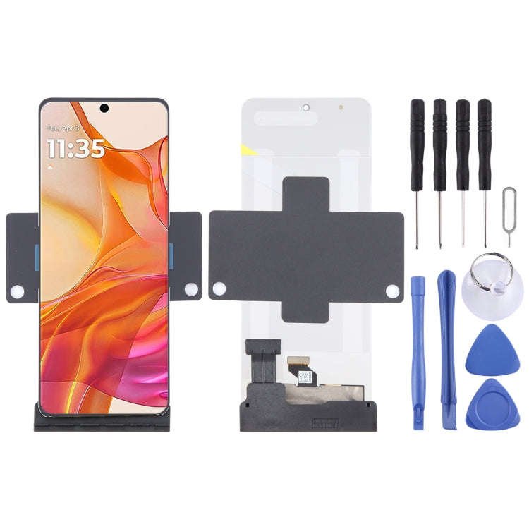 For Motorola Razr 50 Ultra Original Foldable LTPO AMOLED LCD Screen with Digitizer Full Assembly