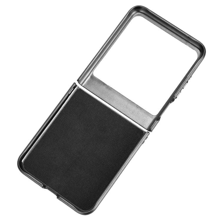 For Motorola Razr 50 Crocodile Texture Back Cover Phone Case(Blue)