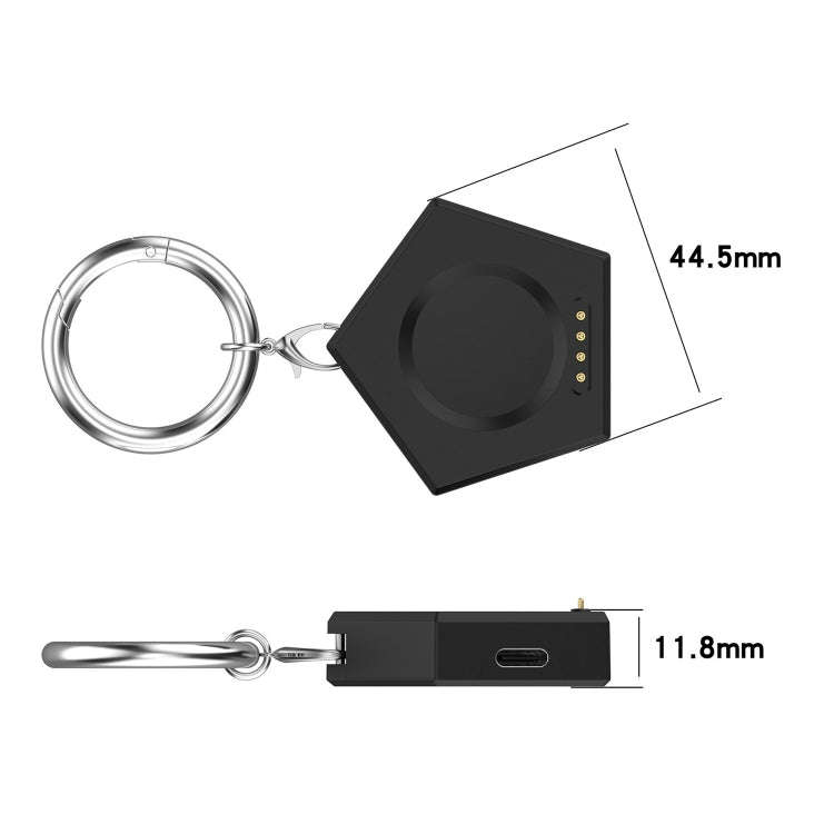 For OnePlus Watch 3 Portable Smart Watch Charger(Black)