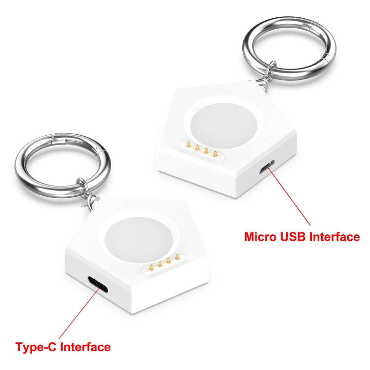 For OnePlus Watch 3 Portable Smart Watch Charger(White)