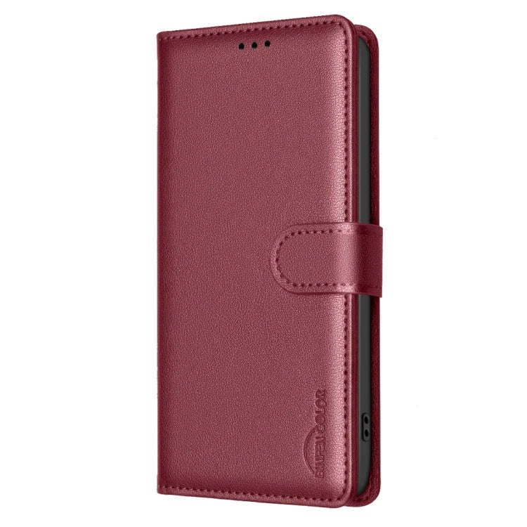 For Honor X6b Litchi Texture RFID Anti-theft Leather Phone Case(Red)