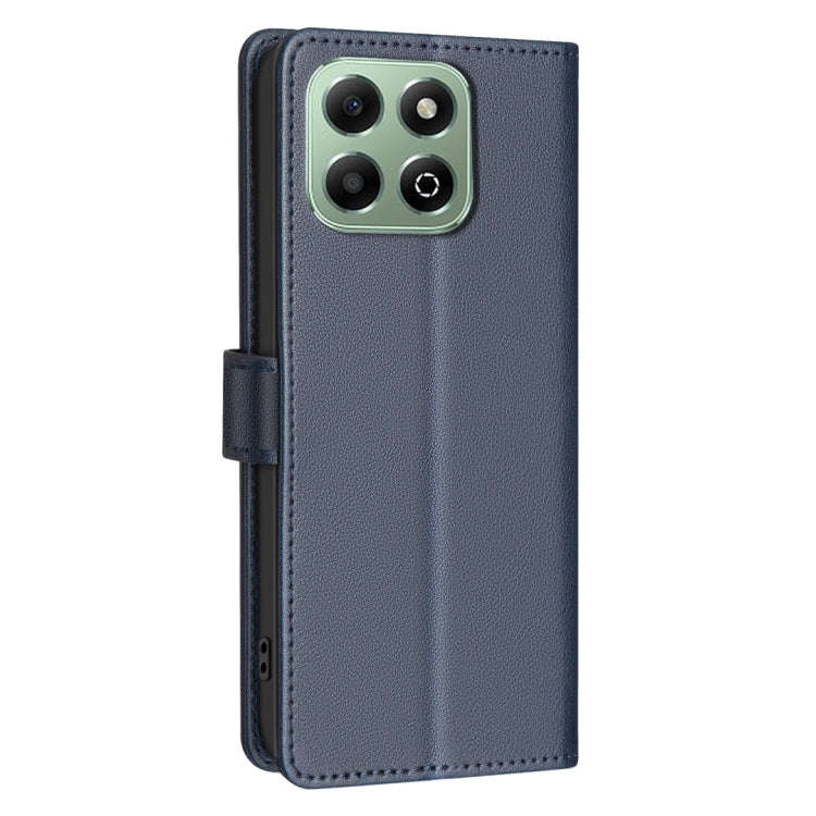 For Honor X6b Litchi Texture RFID Anti-theft Leather Phone Case(Blue)