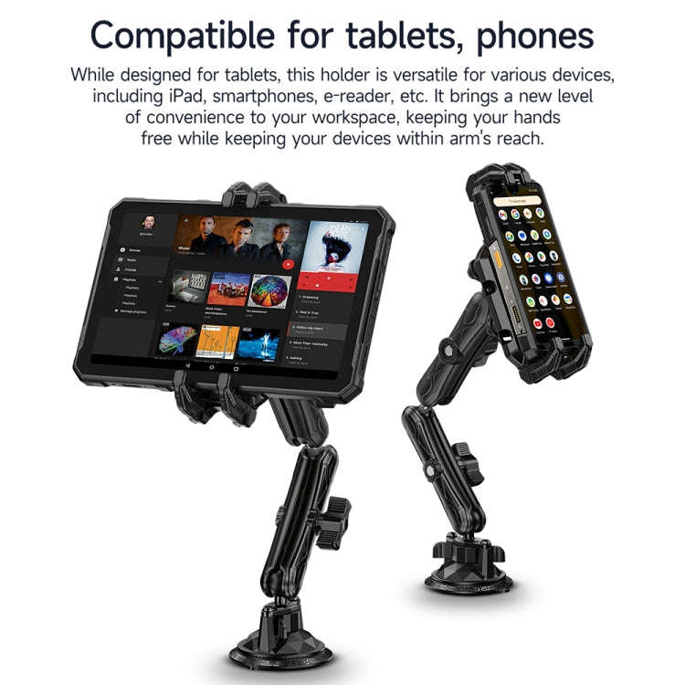 Ulefone UAN02 Armor Mount Max Car Phone Tablet Holder(Black)
