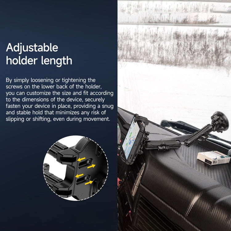 Ulefone UAN02 Armor Mount Max Car Phone Tablet Holder(Black)