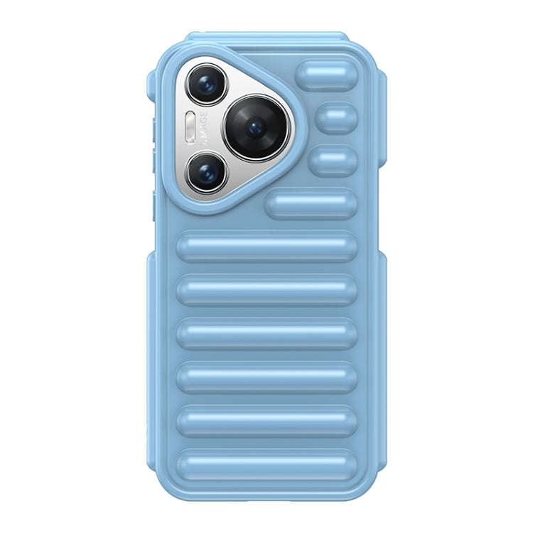 For Huawei Pura 70 Capsule Series Candy Color TPU Phone Case(Blue)
