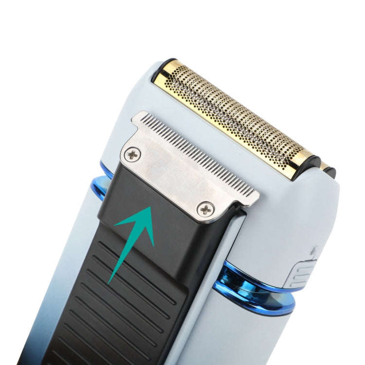 VGR V-362 5W USB Reciprocating Electric Shaver Bald Head Hair Clipper(Dark Blue)