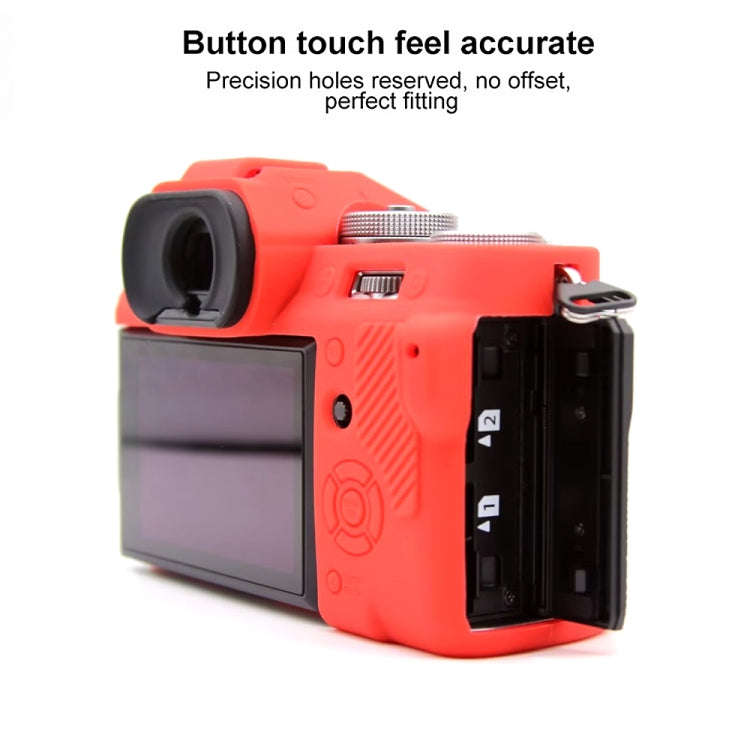 For FUJIFILM X-T5 Soft Silicone Protective Case(Red)