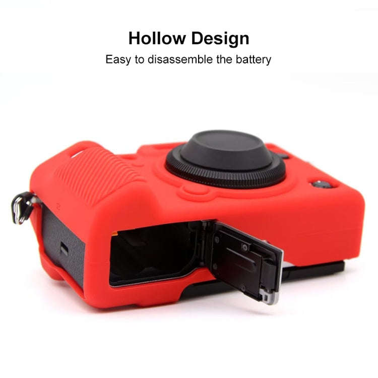 For FUJIFILM X-T5 Soft Silicone Protective Case(Red)