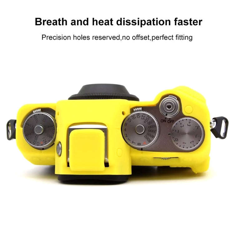 For FUJIFILM X-T5 Soft Silicone Protective Case(Yellow)