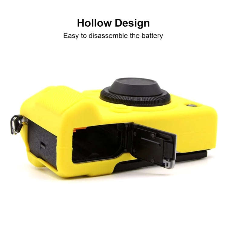 For FUJIFILM X-T5 Soft Silicone Protective Case(Yellow)