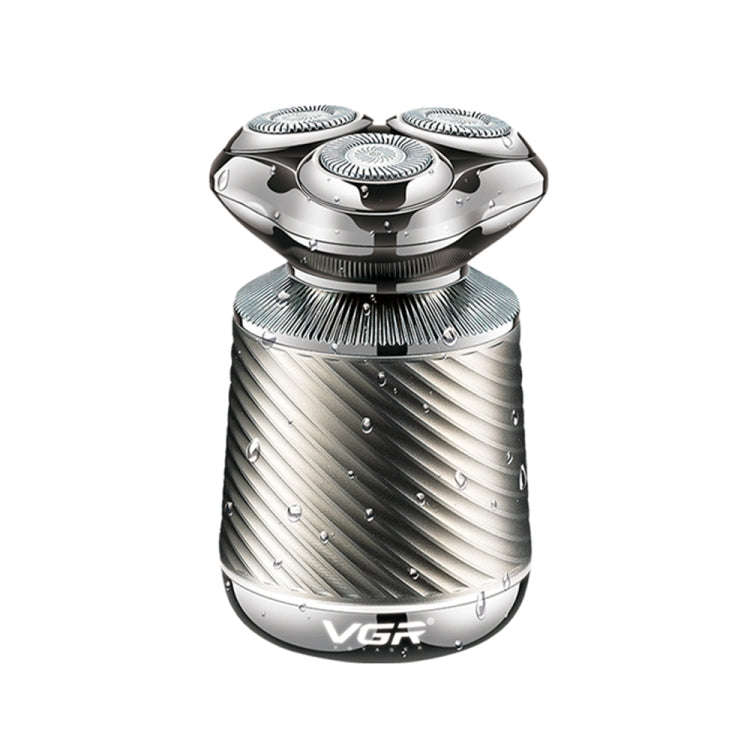 VGR V-391 5W USB 3 in 1 Smart Floating Three-Head Shaver(Silver)