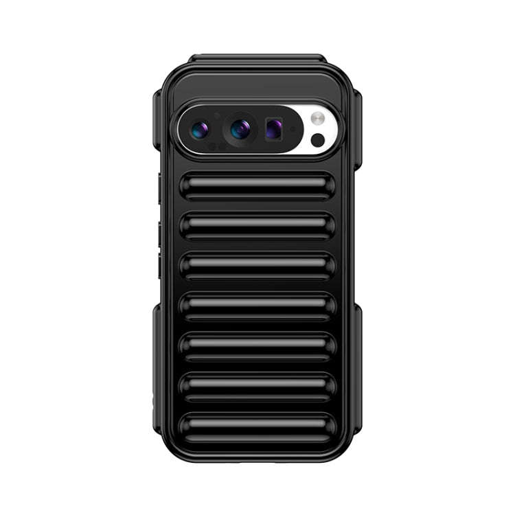 For Google Pixel 9 Pro Capsule Series Candy Color TPU Phone Case(Black)