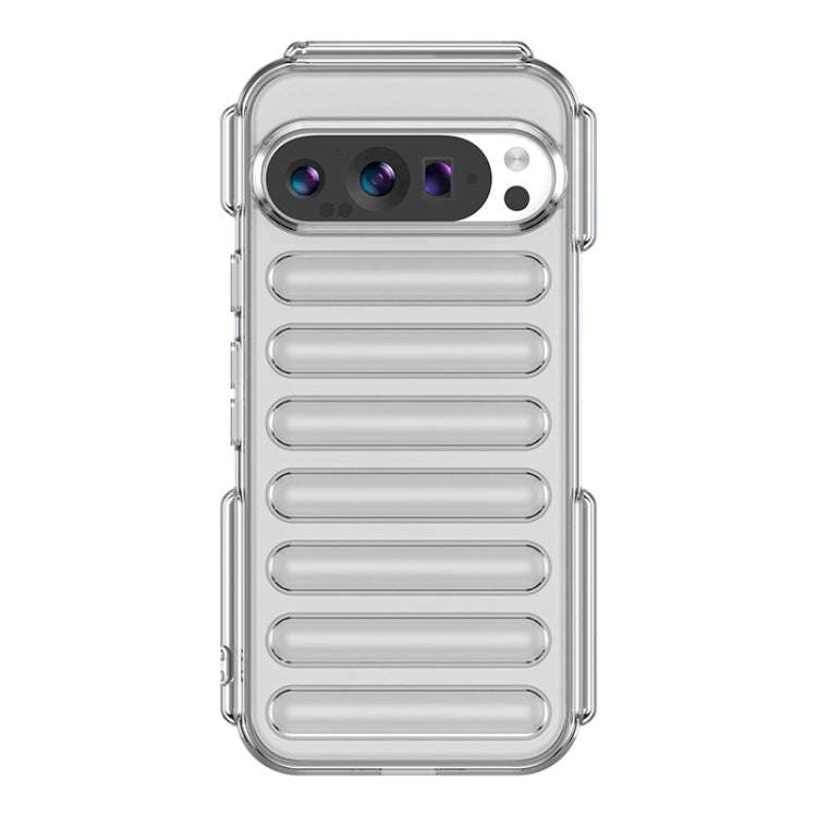 For Google Pixel 9 Capsule Series Candy Color TPU Phone Case(Transparent)