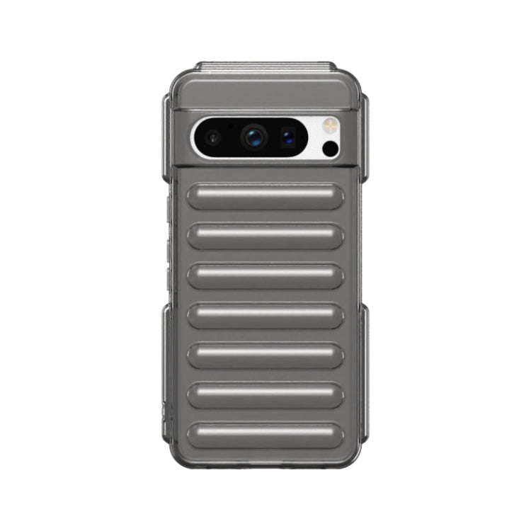 For Google Pixel 8 Pro Capsule Series Candy Color TPU Phone Case(Transparent Grey)