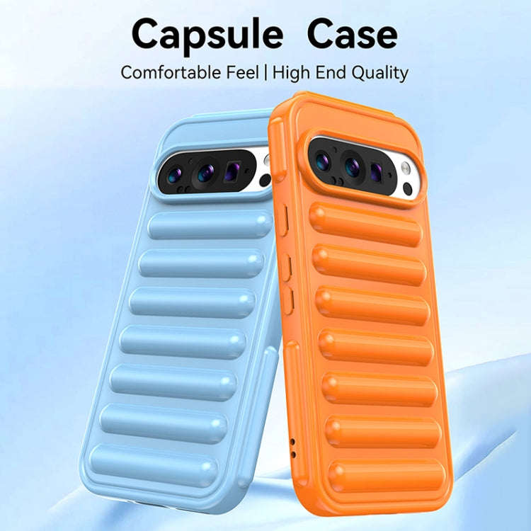 For Google Pixel 9 Pro Capsule Series Candy Color TPU Phone Case(Black)