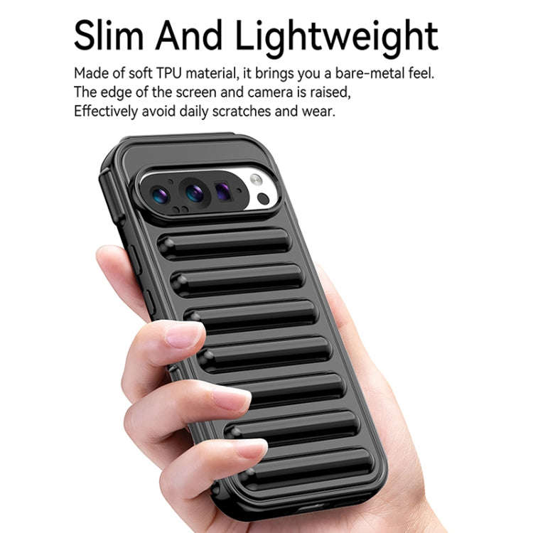 For Google Pixel 9 Pro Capsule Series Candy Color TPU Phone Case(Black)
