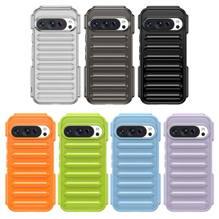 For Google Pixel 9 Pro Capsule Series Candy Color TPU Phone Case(Black)