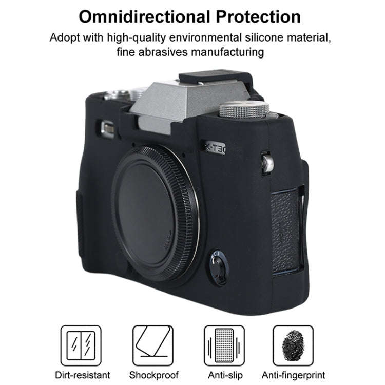 For FUJIFILM X-T30 II Soft Silicone Protective Case(Black)