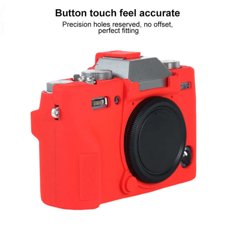 For FUJIFILM X-T30 II Soft Silicone Protective Case(Red)