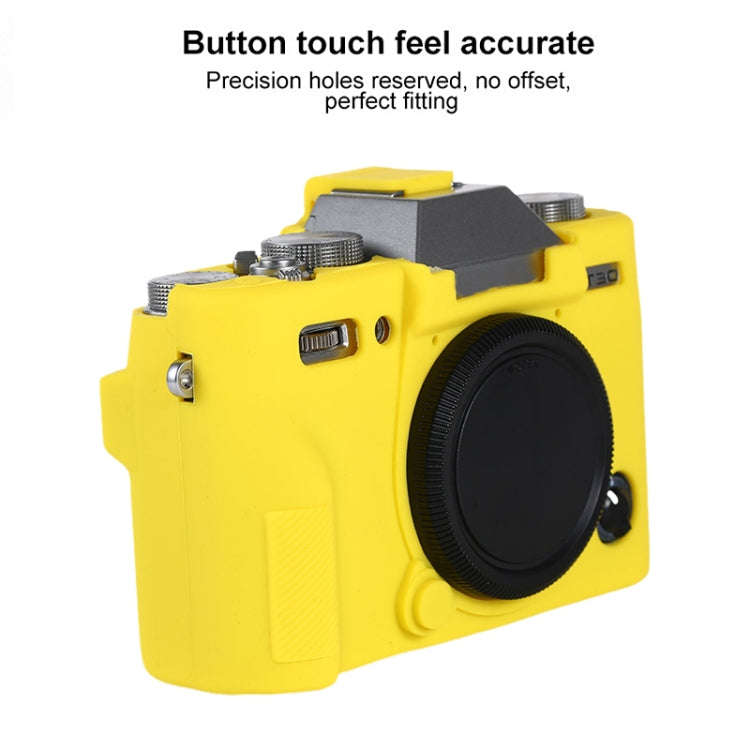 For FUJIFILM X-T30 II Soft Silicone Protective Case(Yellow)