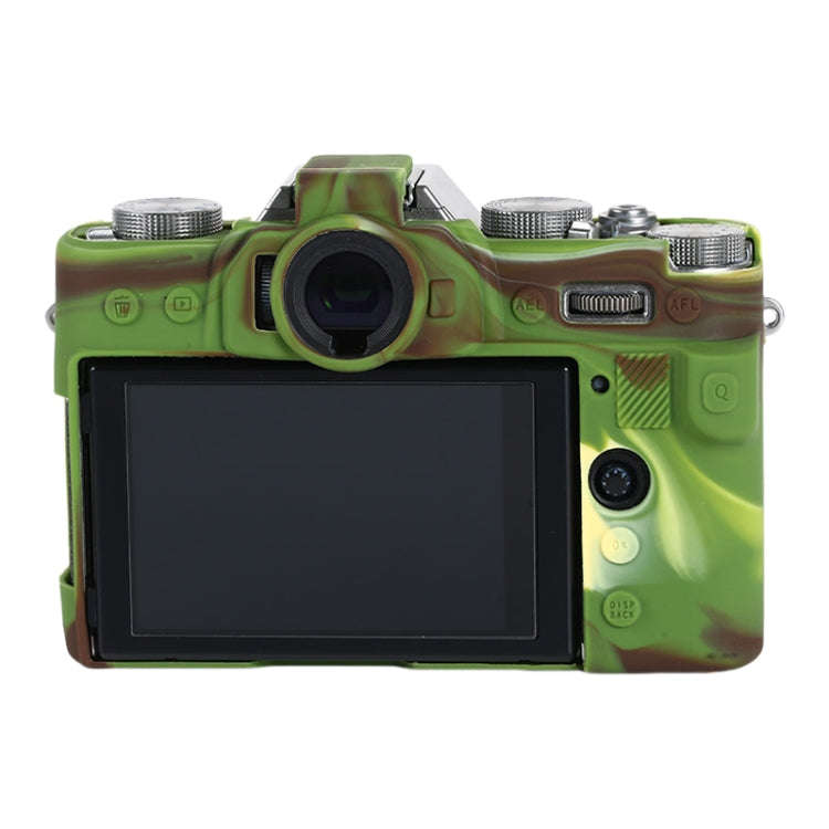 For FUJIFILM X-T30 II Soft Silicone Protective Case(Camouflage)