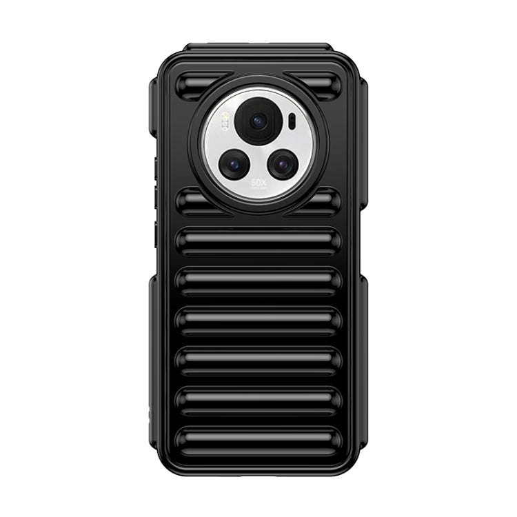For Honor Magic6 Capsule Series Candy Color TPU Phone Case(Black)