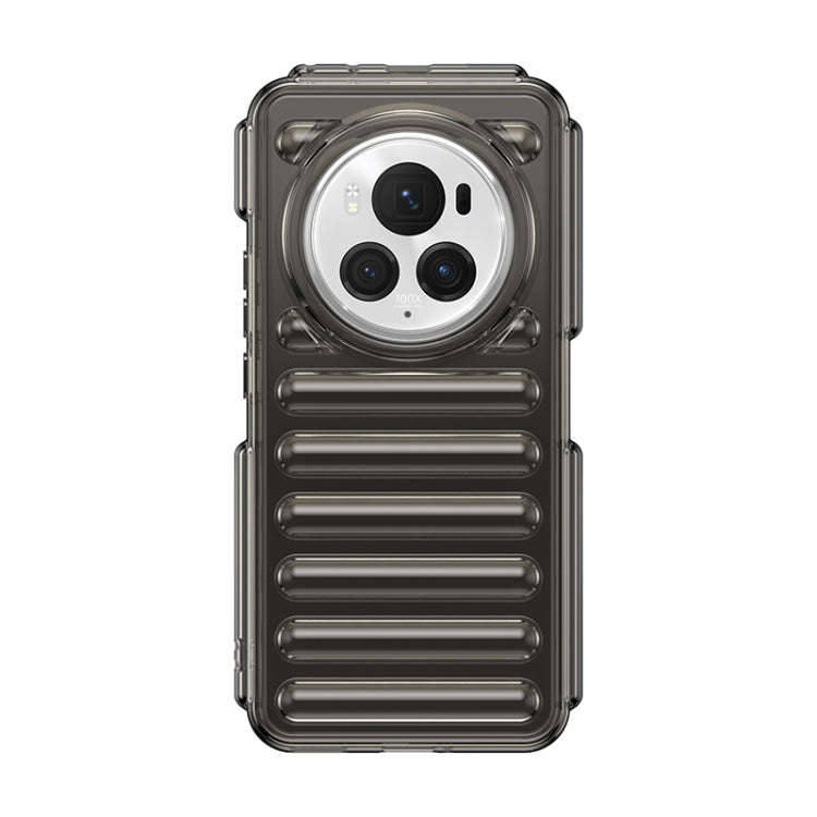 For Honor Magic6 Pro Capsule Series Candy Color TPU Phone Case(Transparent Grey)