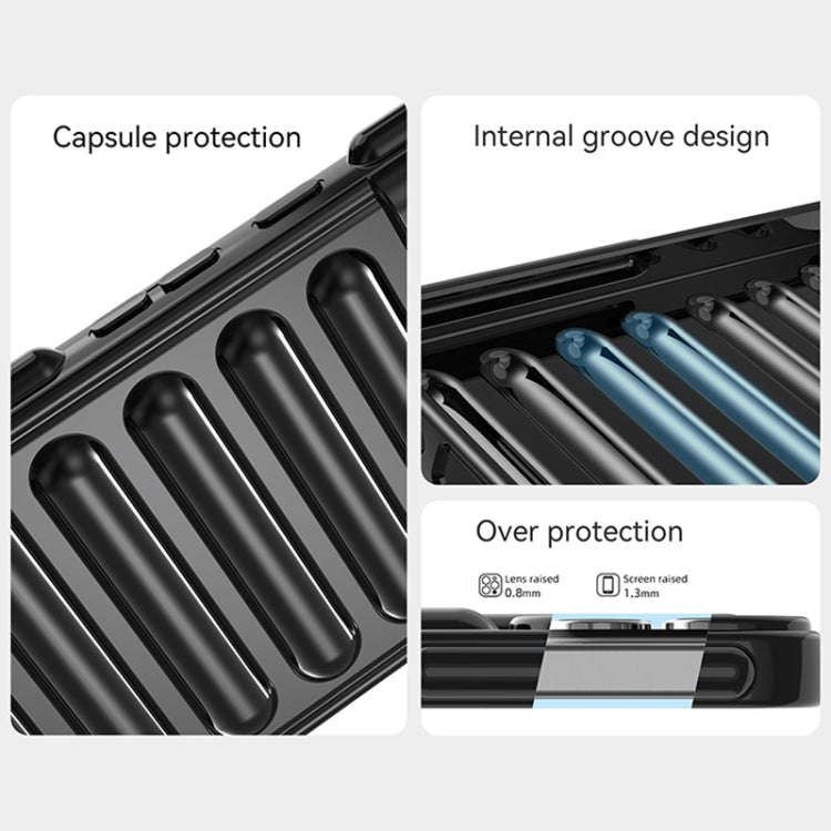 For Honor Magic6 Pro Capsule Series Candy Color TPU Phone Case(Black)