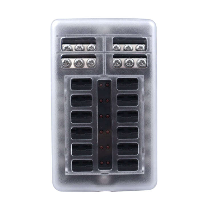 12 Way Fuse Block with 24pcs Fuses and 24pcs Terminals