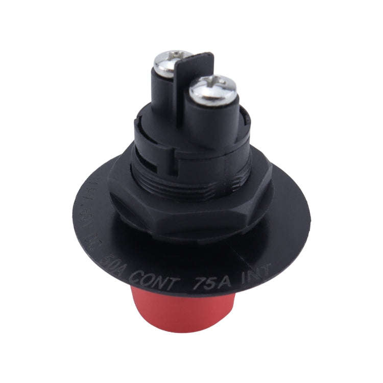Yacht RV 12V 50A Battery DC Switch with 4pcs Terminals(Black)