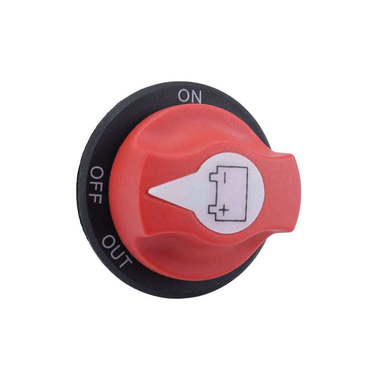 Yacht RV 12V 50A Battery DC Switch with 4pcs Terminals(Black)