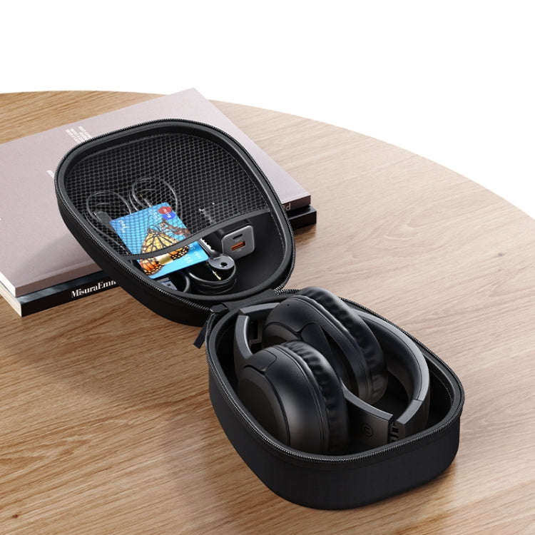 USAMS ZB292 Large Capacity Headphone Storage Bag (Black)