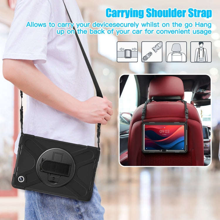 For Lenovo Tab M11 /Xiaomi Pad 11 2024 Rotatable Holder Silicone Hybrid PC Tablet Case with Shoul...