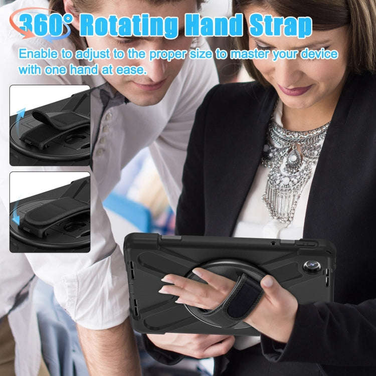 For Lenovo Tab M11 /Xiaomi Pad 11 2024 Rotatable Holder Silicone Hybrid PC Tablet Case with Shoul...