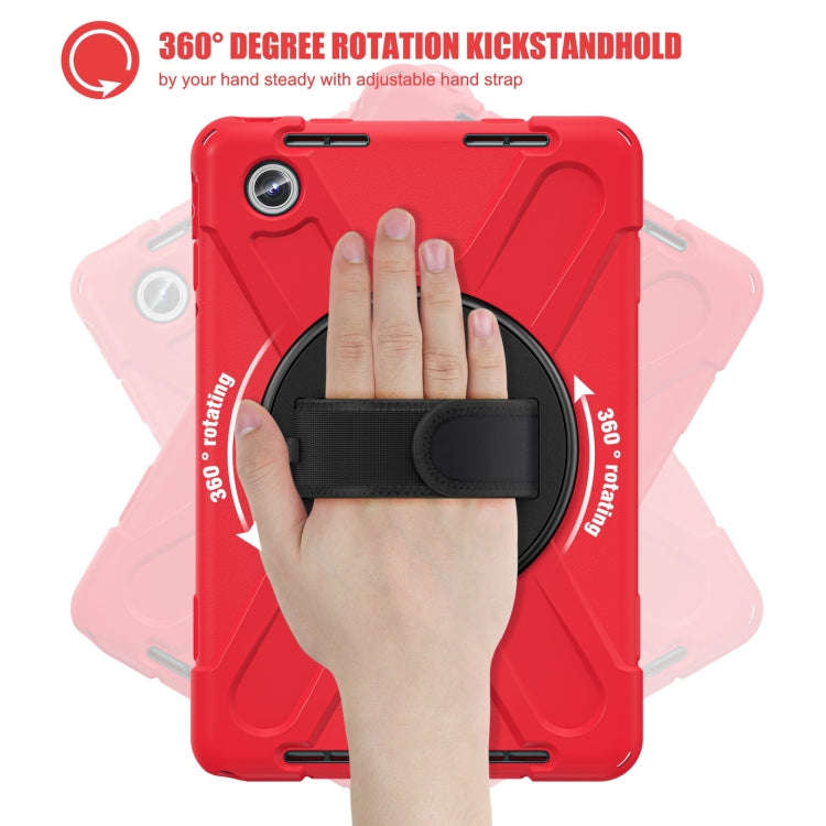 For Lenovo Tab M11 /Xiaomi Pad 11 2024 Rotatable Holder Silicone Hybrid PC Tablet Case with Shoul...