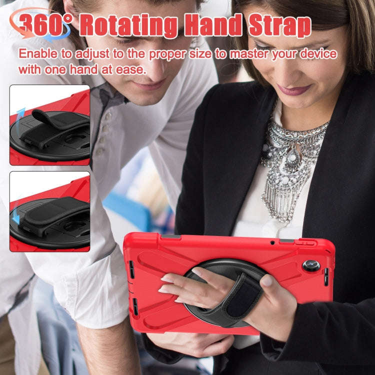 For Lenovo Tab M11 /Xiaomi Pad 11 2024 Rotatable Holder Silicone Hybrid PC Tablet Case with Shoul...