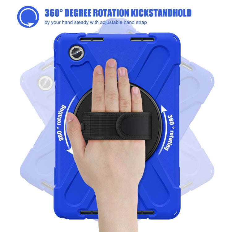 For Lenovo Tab M11 /Xiaomi Pad 11 2024 Rotatable Holder Silicone Hybrid PC Tablet Case with Shoul...