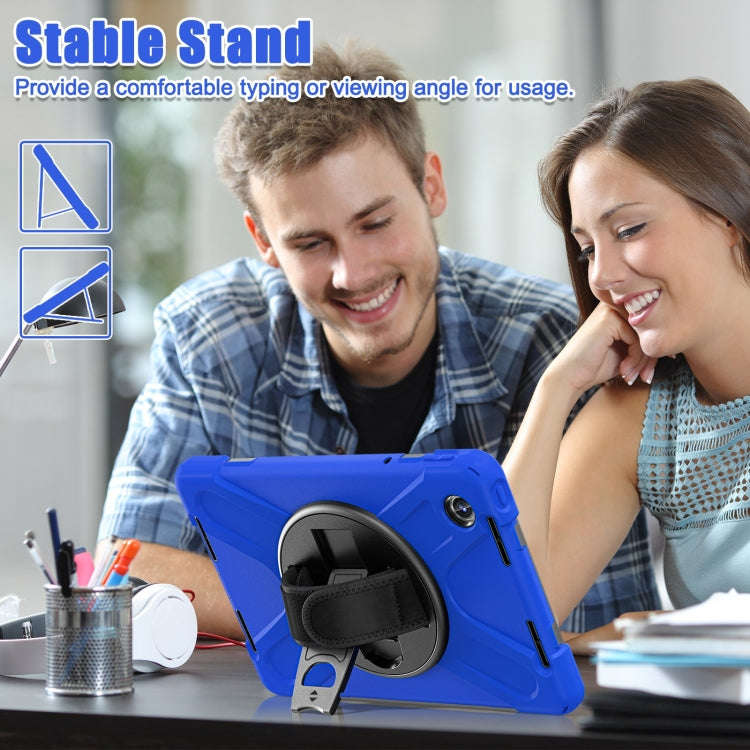 For Lenovo Tab M11 /Xiaomi Pad 11 2024 Rotatable Holder Silicone Hybrid PC Tablet Case with Shoul...