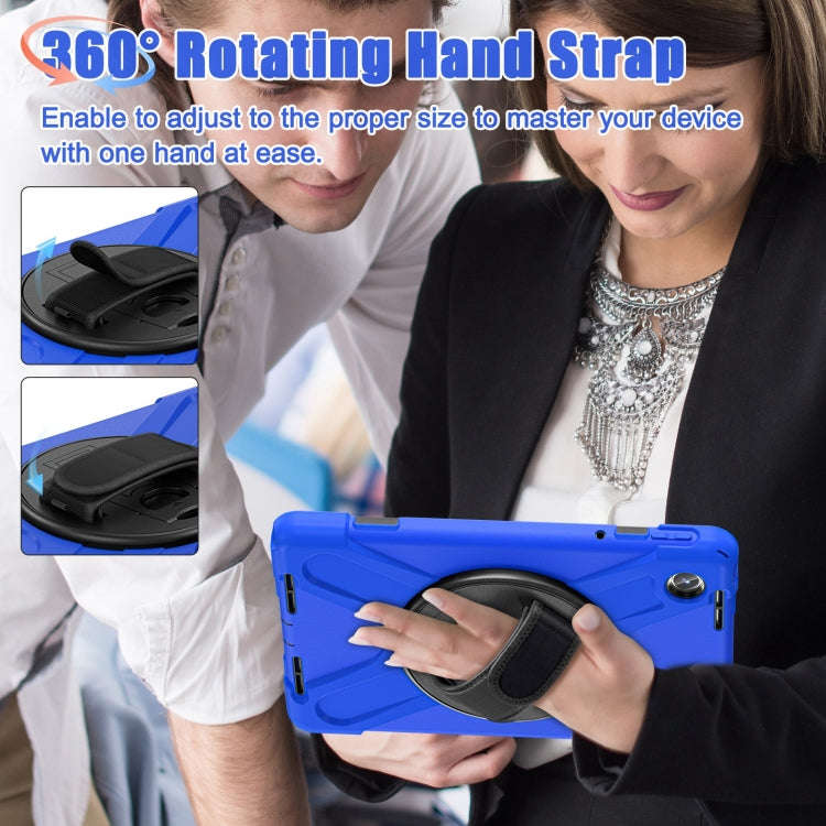 For Lenovo Tab M11 /Xiaomi Pad 11 2024 Rotatable Holder Silicone Hybrid PC Tablet Case with Shoul...