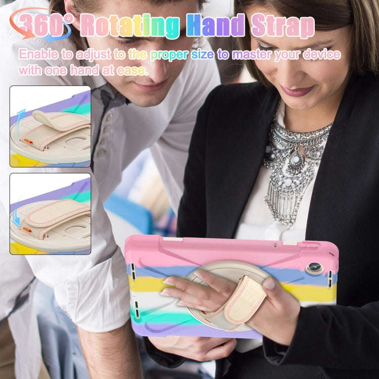 For Lenovo Tab M11 /Xiaomi Pad 11 2024 Rotatable Holder Silicone Hybrid PC Tablet Case with Shoul...