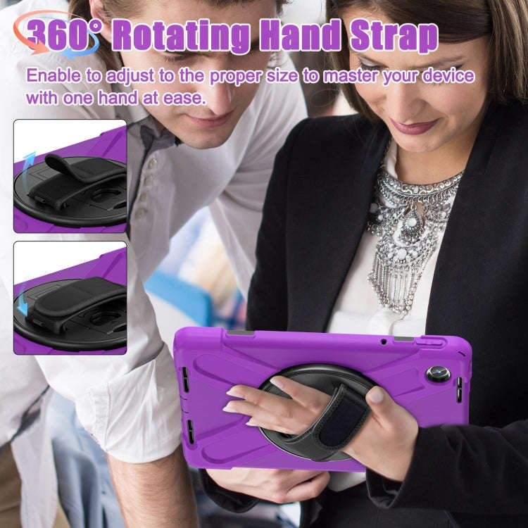For Lenovo Tab M11 /Xiaomi Pad 11 2024 Rotatable Holder Silicone Hybrid PC Tablet Case with Shoul...