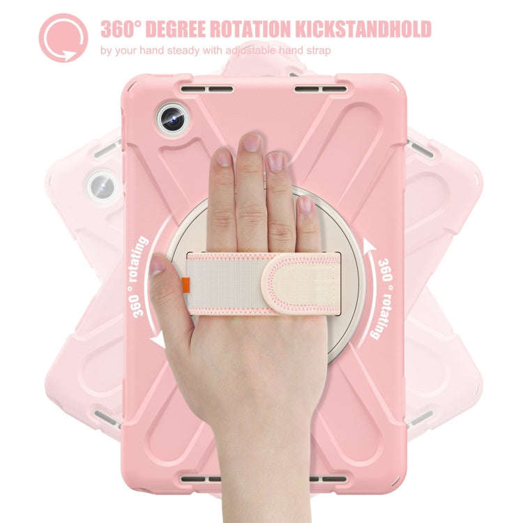 For Lenovo Tab M11 /Xiaomi Pad 11 2024 Rotatable Holder Silicone Hybrid PC Tablet Case with Shoul...